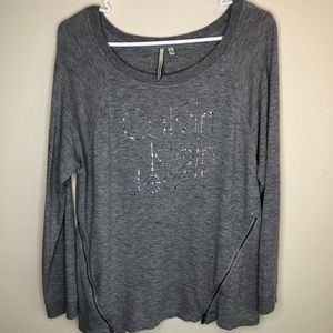 Calvin Klein Scoop neck sport sweatshirt.